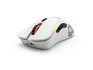 Glorious Model D Wireless Gaming Mouse - RGB 69g Lightweight Ergonomic Wireless Gaming Mouse (Matte White) (RENEWED)