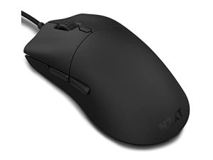 NZXT Lift - MS-1WRAX-BM - PC Gaming Mouse - Lightweight Symmetrical Mouse - High-end PixArt 3389 Optical Sensor - 16k Resolution - RGB Lighting - Low-Drag Cable - Black