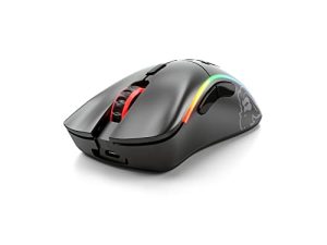 Glorious Model D Wireless Gaming Mouse - RGB 69g Lightweight Ergonomic Wireless Gaming Mouse (Matte Black) (RENEWED)