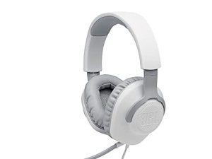 JBL Quantum 100 - Wired Over-Ear Gaming Headphones - White