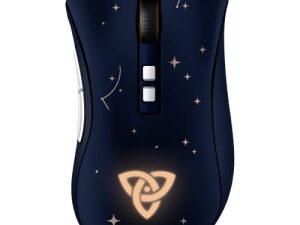 Razer DeathAdder V2 Pro Wireless Gaming Mouse: 20K DPI Optical Sensor - 3X Faster Than Mechanical Optical Switch - Chroma RGB Lighting - 70 Hr Battery Life - Ergonomic 88g - Genshin Impact Edition