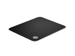 SteelSeries QcK Gaming Surface - Large Stitched Edge Cloth - Extra Durable - Optimized For Gaming Sensors - Black