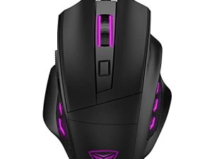 CP3 Wired Gaming Mouse 3200 DPI Adjustable Computer Mouse 6 Buttons PC Gaming Mice with 4 LED Lighting for Desktop Laptop and PC