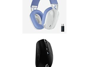 Logitech G435 Lightspeed and Bluetooth Wireless Gaming Headset + Logitech G305 Lightspeed Wireless Gaming Mouse