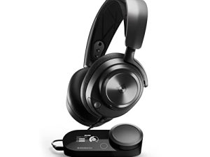 SteelSeries Arctis Nova Pro Multi-System Gaming Headset - Premium Hi-Fi Drivers - Hi-Res Audio - 360° Spatial Audio - GameDAC Gen 2 - ESS Sabre Quad-DAC - ClearCast Gen 2 Mic - PC
