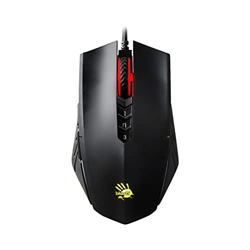 Bloody A70x Optical Gaming Mouse with Light Strike (LK) Switch & Scroll - Fully Programmable and Advance Macros (A70x-MatteBlack) Bloody A70x Optical Gaming Mouse with Light Strike (LK) Switch & Scroll - Fully Programmable and Advance Macros (A70x-MatteBlack)