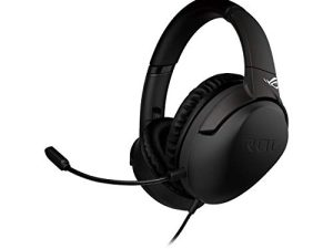 ASUS ROG Strix Go Gaming Headphones with USB-C Adapter | Ai Powered Noise-Cancelling Microphone | Over-ear Headphones for PC