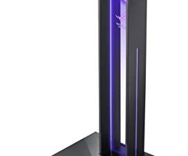 ASUS ROG Throne Qi Gaming Headset Stand - Wireless Charging | 2 USB Ports & Aux Input | Arc Design for Stable & Secure Storage | Built-In DAC & Amplifier for Immersive Audio | Aura Sync RGB Lighting