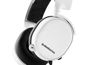 steelseries arctis 3 2019 Edition allplatform Gaming Headset for pc Playstation 4 Xbox one Nintendo Switch vr Android and iOS White renewed