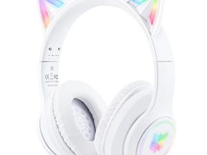 SIMGAL Bluetooth Cat Ear Headphones for Kids