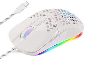 HXMJ Wired USB C Gaming Mice
