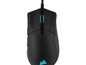CORSAIR SABRE RGB PRO CHAMPION SERIES FPS/MOBA Gaming Mouse - Ergonomic Shape for Esports and Competitive Play - Ultra-Lightweight 74g - Flexible Paracord Cable