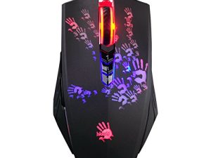 Bloody A60L Optical Gaming Mouse with Light Strike (LK) Switch & Scroll - Fully Programmable and Advance Macros (A60L)