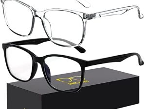 Oilway Blue-Light Blocking Glasses Computer Reading/Gaming/TV/Phones Glasses Fashion Anti Eyestrain UV Glasses for Women Men