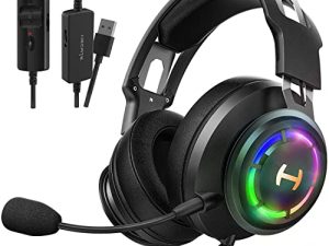 Edifier G35 PC Gaming Headset Hi-Res Sound Quality USB Over-Ear Headphone with 7.1 Surrounding Sound