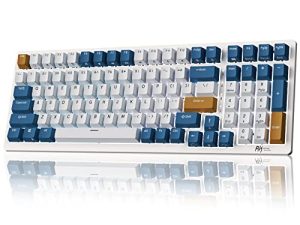 RK ROYAL KLUDGE RK98 Wireless Mechanical Keyboard Triple Mode 2.4G/BT5.1/USB-C 100 Keys Hot Swappable Brown Switches with Number Pad RGB Backlit 3750mAh Battery NKRO Gaming Keyboard Ergonomic Design