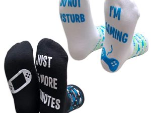 Kids Novelty Gaming Socks 2 Pack - "Do Not Disturb