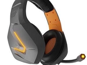 Orzly Gaming Headset (Orange) for PC and Gaming Consoles PS5