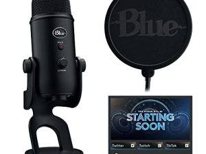 Logitech Blue Yeti Game Streaming Kit with Yeti USB Gaming Mic