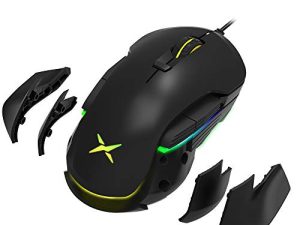 DeLUX Ambidextrous Gaming Mouse with 16000DPI