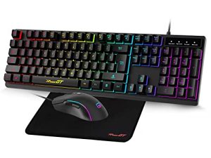 Gaming Keyboard and Mouse Combo with Mouse Pad