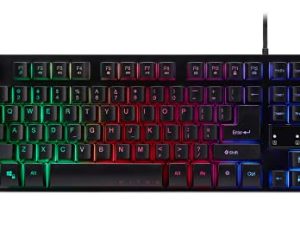 Acer Nitro TKL Gaming Keyboard - 3 Zone Backlit LED Color Keys | 4 Level Brightness | 3 Preset Modes