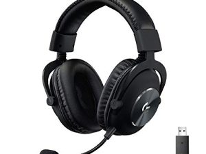 Logitech G PRO X Wireless Lightspeed Gaming Headset with Blue VO!CE Mic Filter Tech