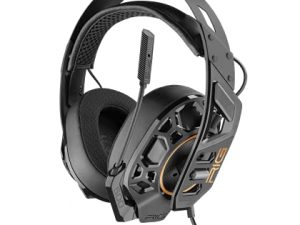 RIG 500 PRO HA Gen 2 Competition Grade PC Gaming Headset with Dolby Atmos 3D Surround Sound - 50mm Speaker Drivers - Flip-to-Mute Mic - Black/Copper