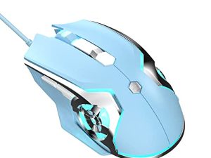 NACODEX AJ120 Blue Gaming Mouse Programmable 6 Buttons
