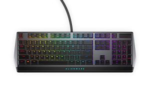 Alienware Low-Profile RGB Gaming Keyboard AW510K: Alienfx Per Key RGB LED - Media CONTROLS & USB Passthrough - Cherry MX Low Profile Red Switches