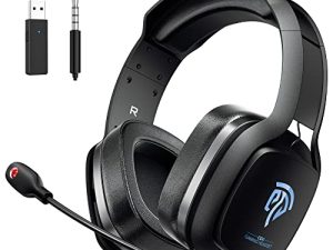 EasySMX Sleipnir C06W 2.4GHz Wireless Gaming Headset with Microphone for PC
