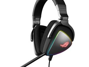 ASUS Gaming Headset ROG DELTA | Headset with Mic and Hi-Res ESS Quad-DAC | Compatible Gaming Headphones for PC