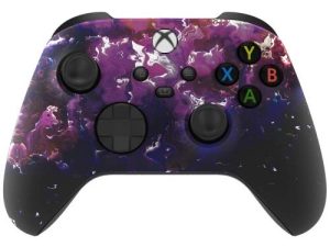 Xbox Wireless Custom Gaming Controller -Soft Shell Series X/S - for Microsoft Xbox (Purple Lava Series)