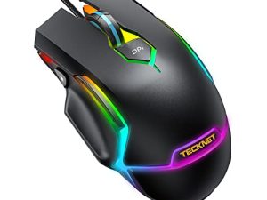 TECKNET RGB Wired Gaming Mouse with 11 Backlit Modes