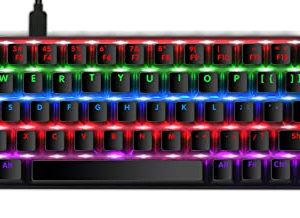 RaceGT Wired Mechanical Gaming Keyboard - 67 Keys Ultra-Compact Mini Keyboard