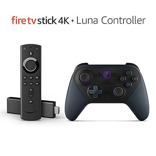 Fire TV Gaming Bundle including Fire TV Stick 4K and Luna Controller Fire TV Gaming Bundle including Fire TV Stick 4K and Luna Controller