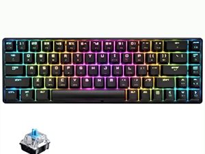LexonElec T8 60% Mechanical Keyboard: RGB Backlit Illuminated