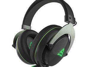 Stereo Gaming Headset,SUPSOO Noise Cancelling USB Over-Ear Headphones with Microphone and Volume Control for PC Xbox One PS4 PS5 Laptop Mac Nintendo Games Green