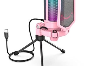 USB Gaming PC Microphone for Streaming Podcasts