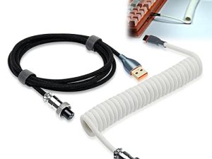 UCINNOVATE Coiled Keyboard Cable