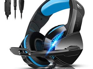 PHOINIKAS PS4 Gaming Headset with 7.1 Surround Sound