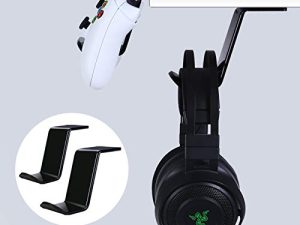 OAPRIRE Under Desk & Desktop Controller Holder Stand (2 Pack) for XBOX ONE PS4 PS5 STEAM SWITCH PC