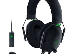 Razer BlackShark V2 Gaming Headset: THX 7.1 Spatial Surround Sound - 50mm Drivers - Detachable Mic - for PC