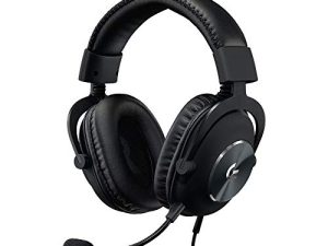 Logitech G Pro X Wired Gaming Headset with Blue Voice Technology 981-000817 (Renewed)