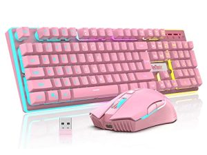 RedThunder K10 Wireless Gaming Keyboard and Mouse Combo