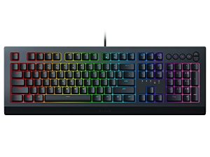 Razer Cynosa V2 Gaming Keyboard: Customizable Chroma RGB Lighting - Individually Backlit Keys - Spill-Resistant Design - Programmable Macro Functionality - Dedicated Media Keys