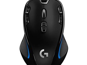 Logitech G300s Optical Ambidextrous Gaming Mouse – 9 Programmable Buttons