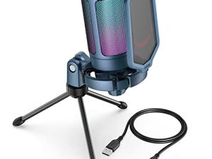 Gaming Streaming USB PC Microphone for Mac OS/Windows