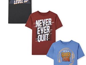 The Children's Place Boys' Short Sleeve Graphic T-Shirt 3-Pack