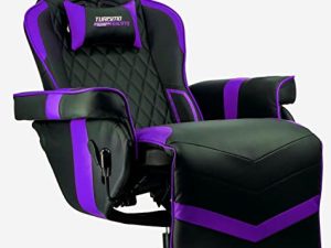 Turismo Racing Stanza Gaming Recliner - Ultimate Reclining Chair for Playstation 5 and Xbox Gaming - Purple
